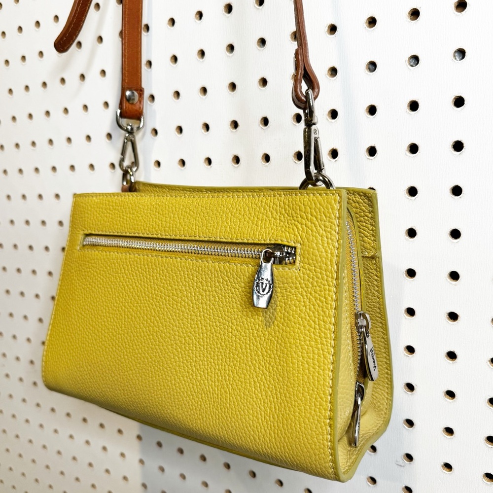 Vintage Valentina Yellow Crossbody Bag